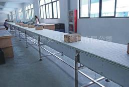 塑鋼網(wǎng)帶輸送機讓客戶放心！